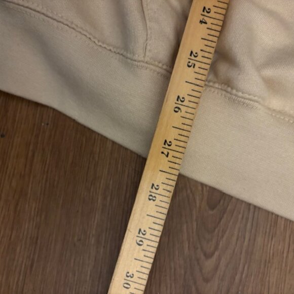 Chomp Brand Cactus Always Prickly Beige Unisex Fleece Hoodie EUC XL - Picture 7 of 7